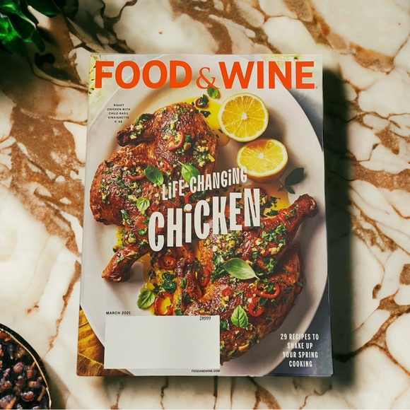 Food and Wine Magazine March 2021 Life Changing Chicken Shake Up Spring Cookies - Picture 2 of 5